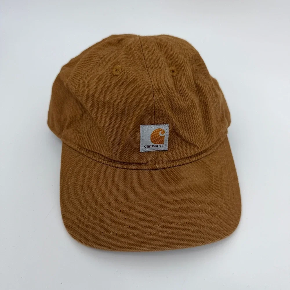 Carhartt‎ Infant Brown Signature Canvas Cap 100% Cotton